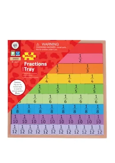 Wooden Fractions Tray