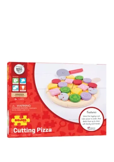 Wooden Cutting Pizza Game