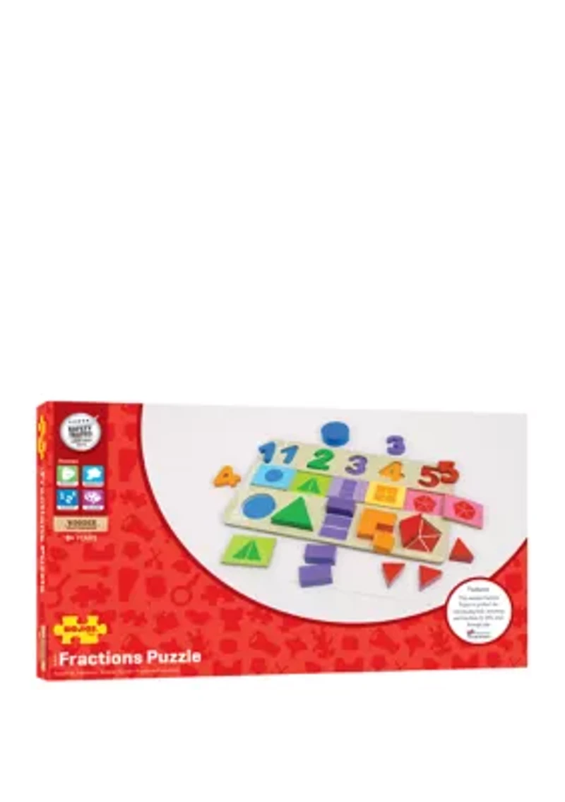 Wooden My First Fractions Puzzle