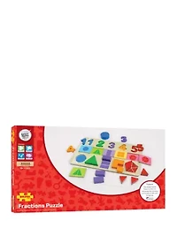 Wooden My First Fractions Puzzle