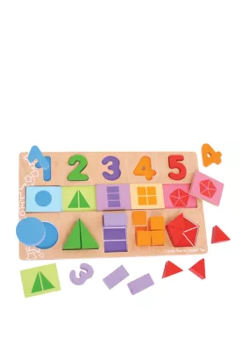 Wooden My First Fractions Puzzle