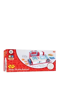 Wooden Shop Till with Scanner