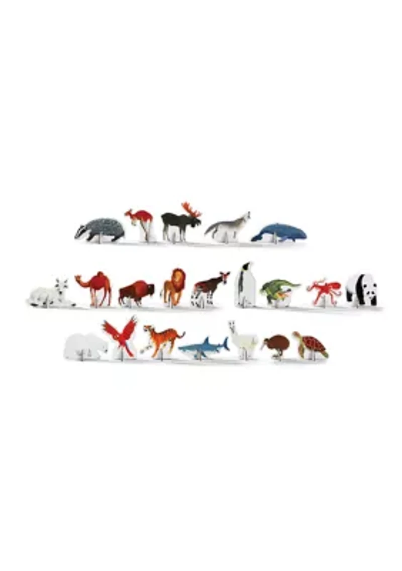  Discover the World Puzzle + Play Floor Puzzle: 100 Pieces