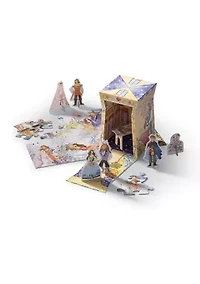 Once Upon a Puzzle - Beauty and the Beast Puzzle + Play Set: 36 Pieces