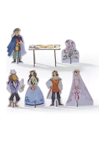 Once Upon a Puzzle - Beauty and the Beast Puzzle + Play Set: 36 Pieces