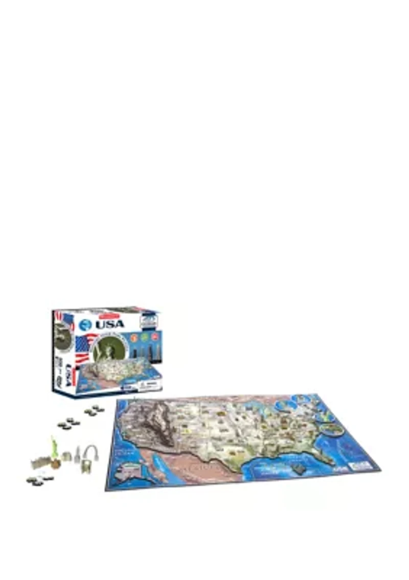 4D Cityscape Time Puzzle - USA
