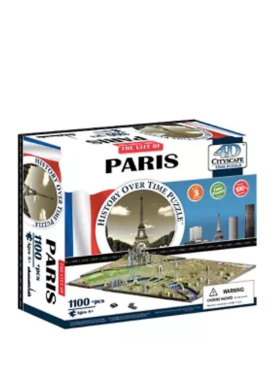 4D Cityscape Time Puzzle - Paris, France