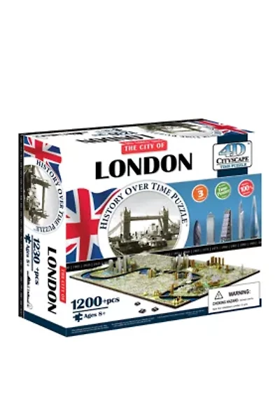 4D Cityscape Time Puzzle - London, England