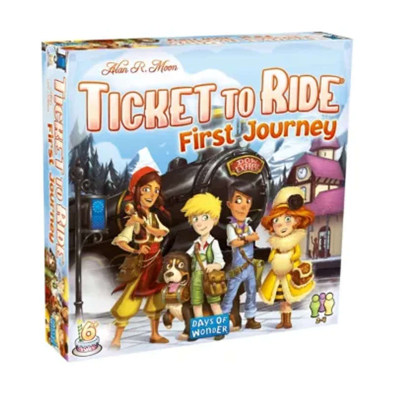 Ticket to Ride: First Journey - Europe Map
