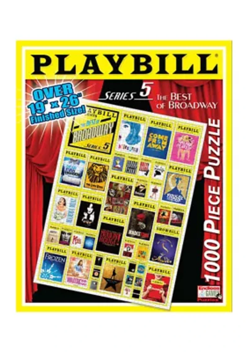 Playbill Presents - Best of Broadway Jigsaw Puzzle: 1000 Pcs