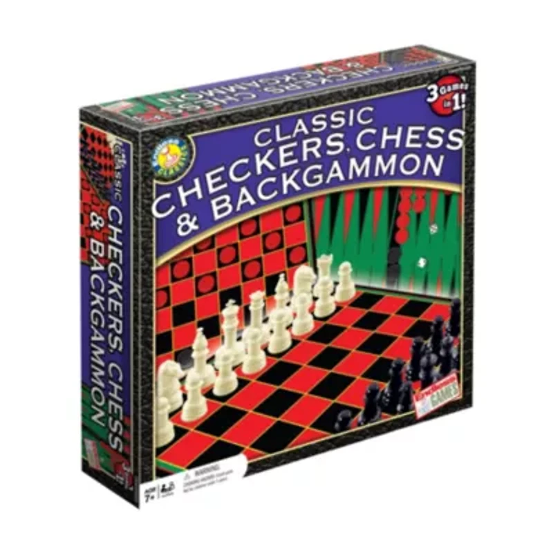 Classic Checkers, Chess & Backgammon