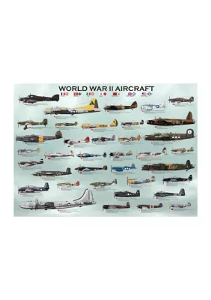 WWII Aircraft: 1000 Pieces
