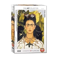 Frida Kahlo - Self-Portrait with Thorn Necklace and Hummingbird: 1000 Pcs