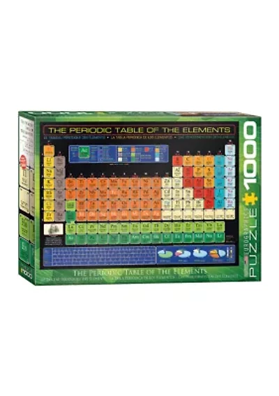 The Periodic Table of the Elements: 1000 Pieces