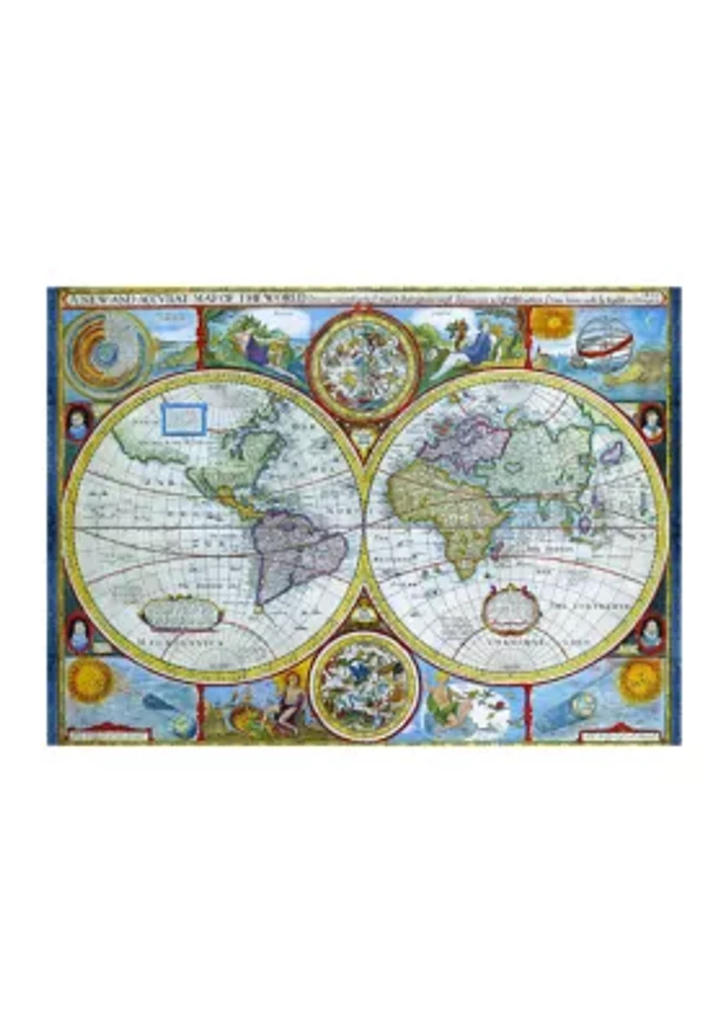 Antique World Map: 1000 Pieces