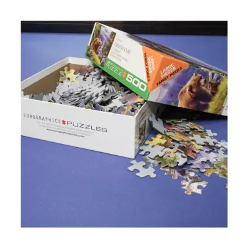 Jan Patrik - Grizzly Cubs Large Pieces Family Puzzle: 500 Pcs