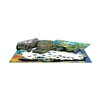 The Jeep Army Truck Collectible Shaped Tin Puzzle: 550 Pcs