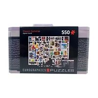 Classic Cameras Collectible Shaped Tin Puzzle: 550 Pcs