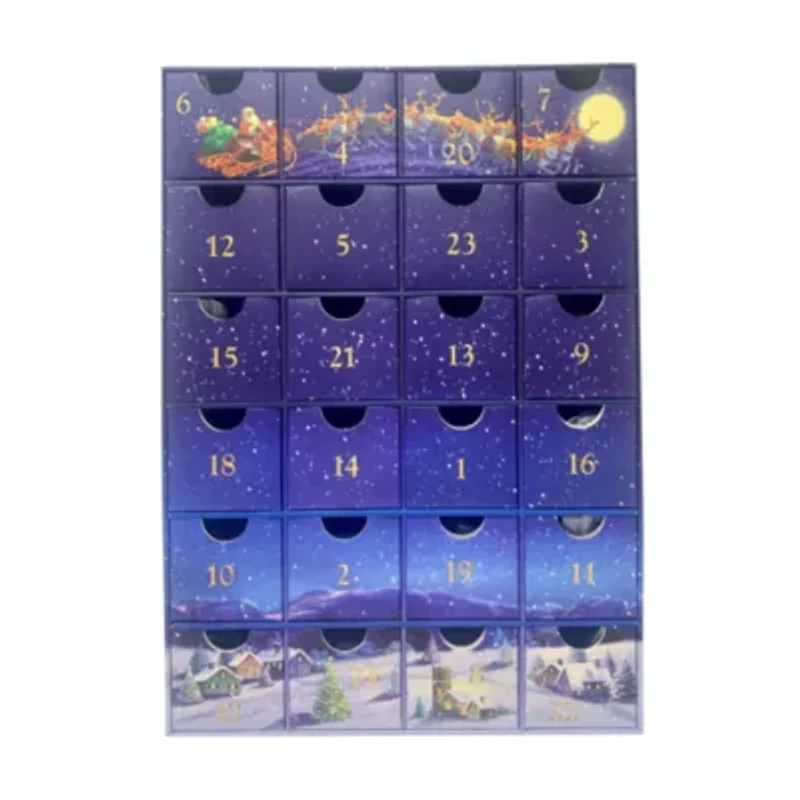 Merry Christmas Advent Calendar - 24 Jigsaw Puzzles: 24 x 50 Pcs