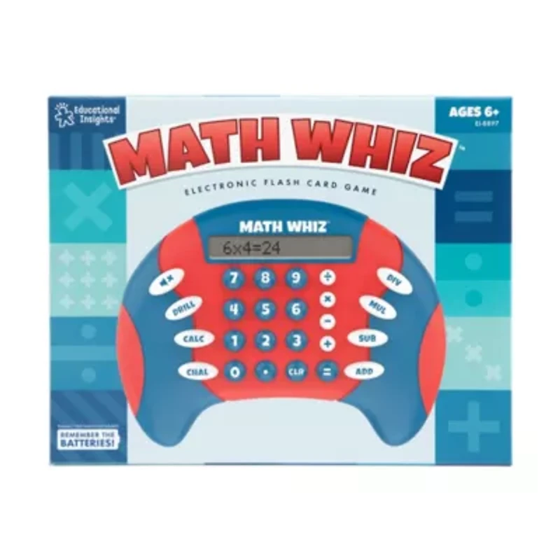 Math Whiz - Electronic Flash Card Game