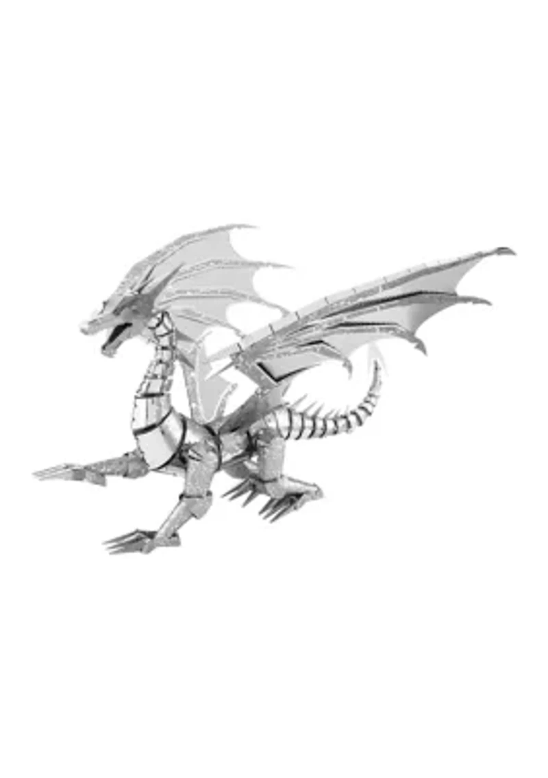 ICONX 3D Metal Model Kit - Silver Dragon