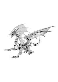 ICONX 3D Metal Model Kit - Silver Dragon