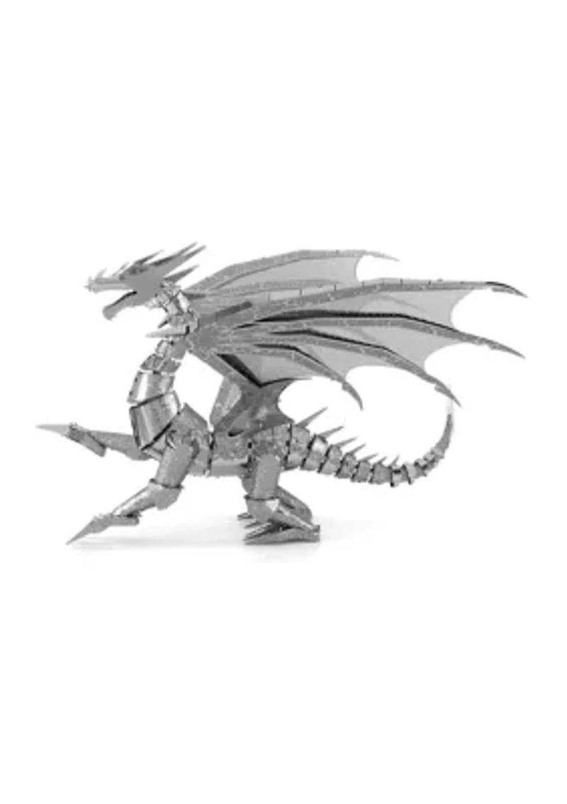 ICONX 3D Metal Model Kit - Silver Dragon