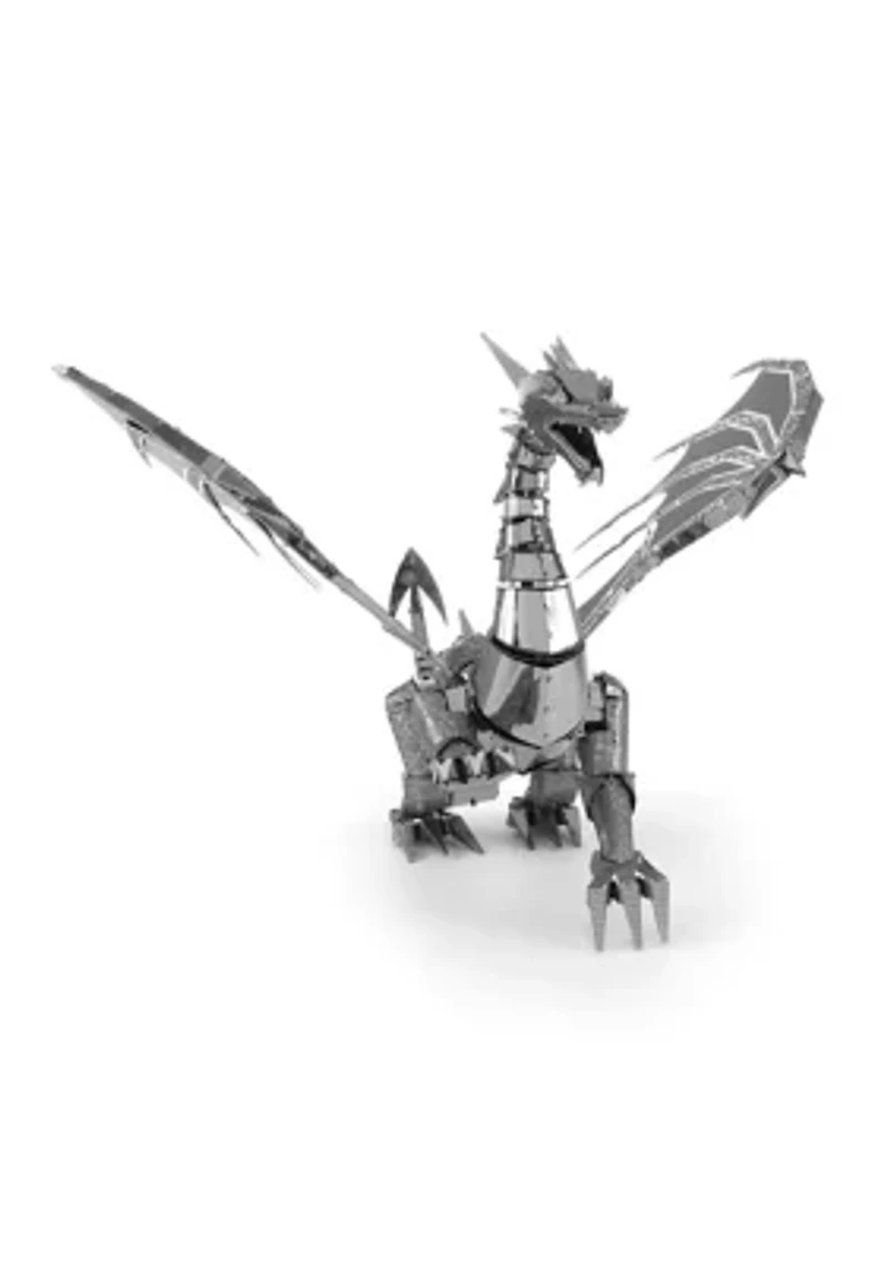 ICONX 3D Metal Model Kit - Silver Dragon