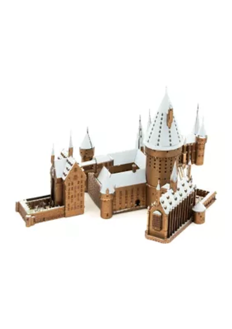 Metal Earth Premium Series ICONX 3D Metal Model Kit - Harry Potter Hogwarts in Snow