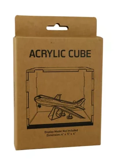 Metal Earth Acrylic Display Cube - 4 x 5 x 4 inches