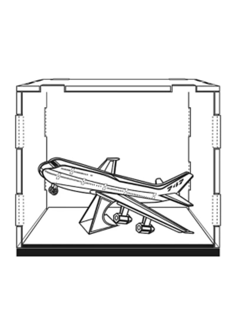 Metal Earth Acrylic Display Cube - 4 x 5 x 4 inches