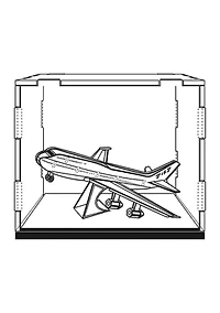 Metal Earth Acrylic Display Cube - 4 x 5 x 4 inches