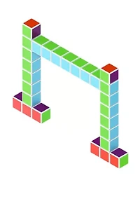 27 Piece Magicube Free Building