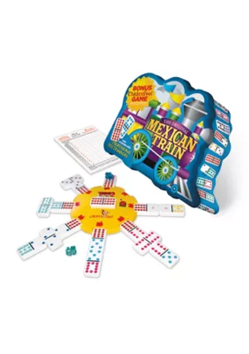 Mexican Train Deluxe Traditional Double 12 Domino Set with Dots