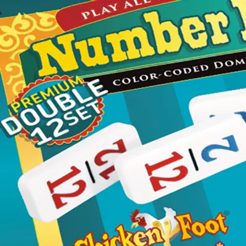 Premium Double 12 Number Dominoes Set