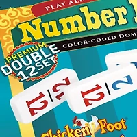 Premium Double 12 Number Dominoes Set