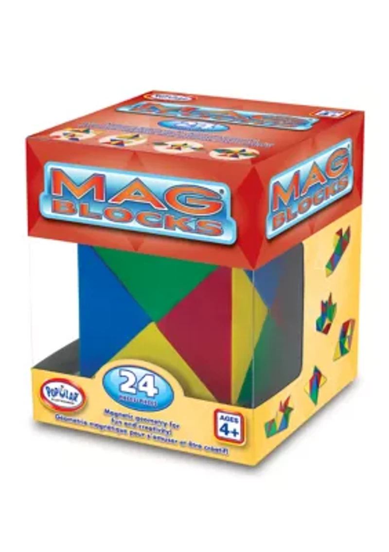 Mag Blocks 24 Piece Construction Set