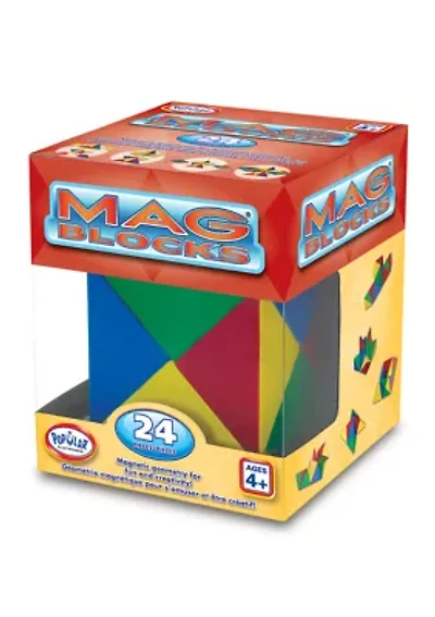 Mag Blocks 24 Piece Construction Set