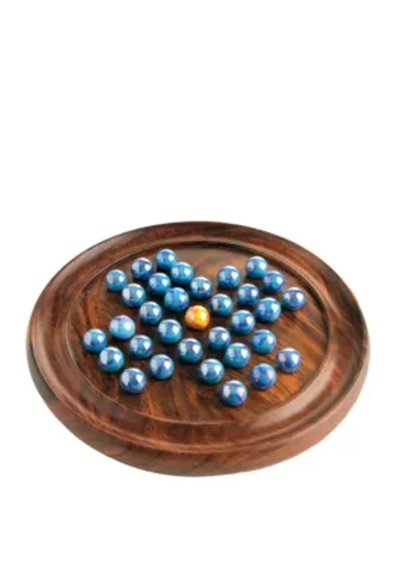 Standard Wooden Solitaire Brain Teaser Puzzle