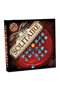 Standard Wooden Solitaire Brain Teaser Puzzle