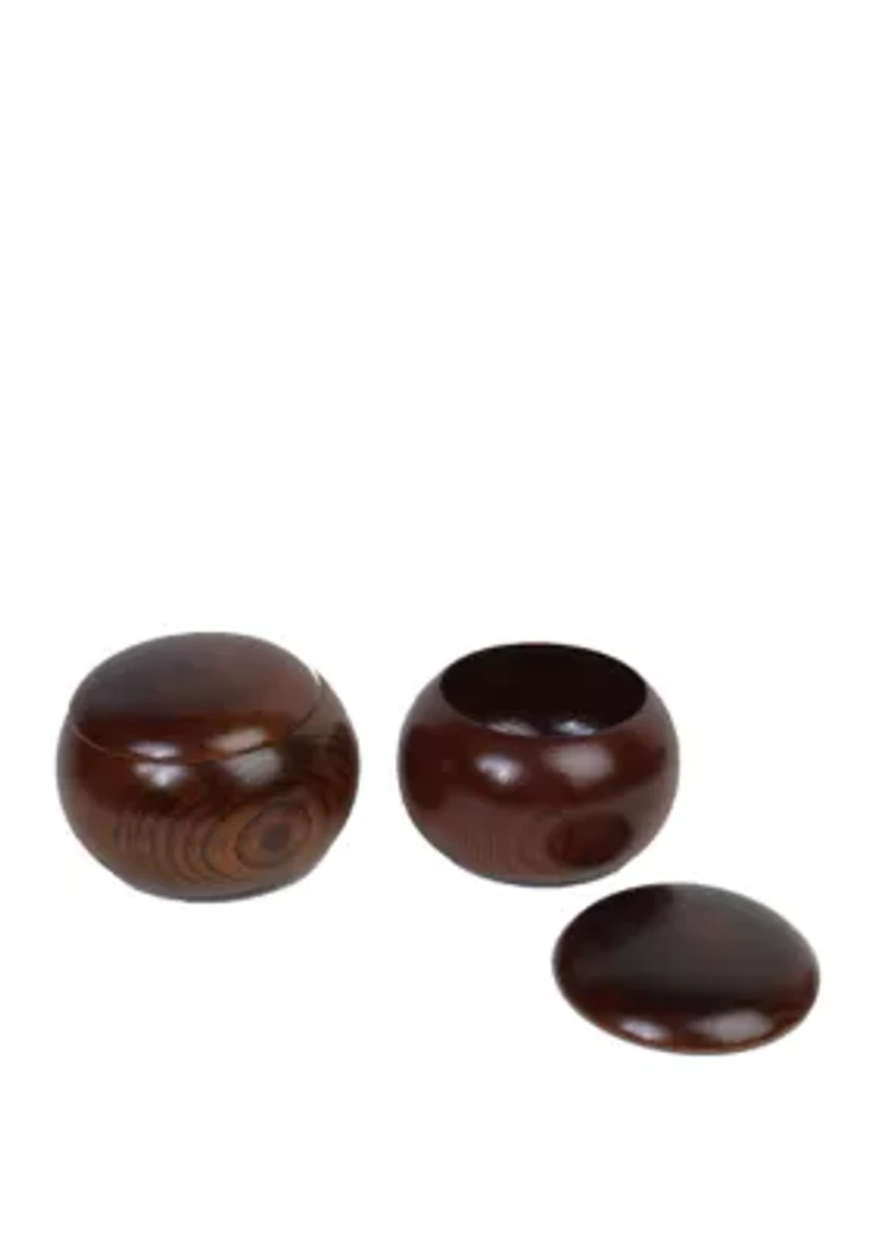 Burlwood Go Bowls - Set of 2