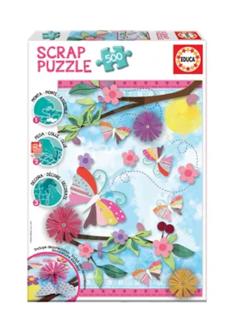 Scrap Puzzle - Garden Art: 500 Pcs