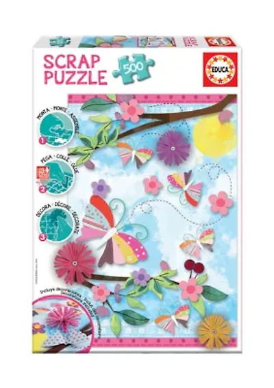 Scrap Puzzle - Garden Art: 500 Pcs