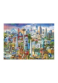 North America Landmarks: 1500 Pieces
