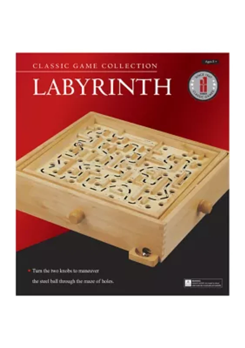 Classic Game Collection - Wood Labyrinth