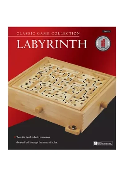 Classic Game Collection - Wood Labyrinth