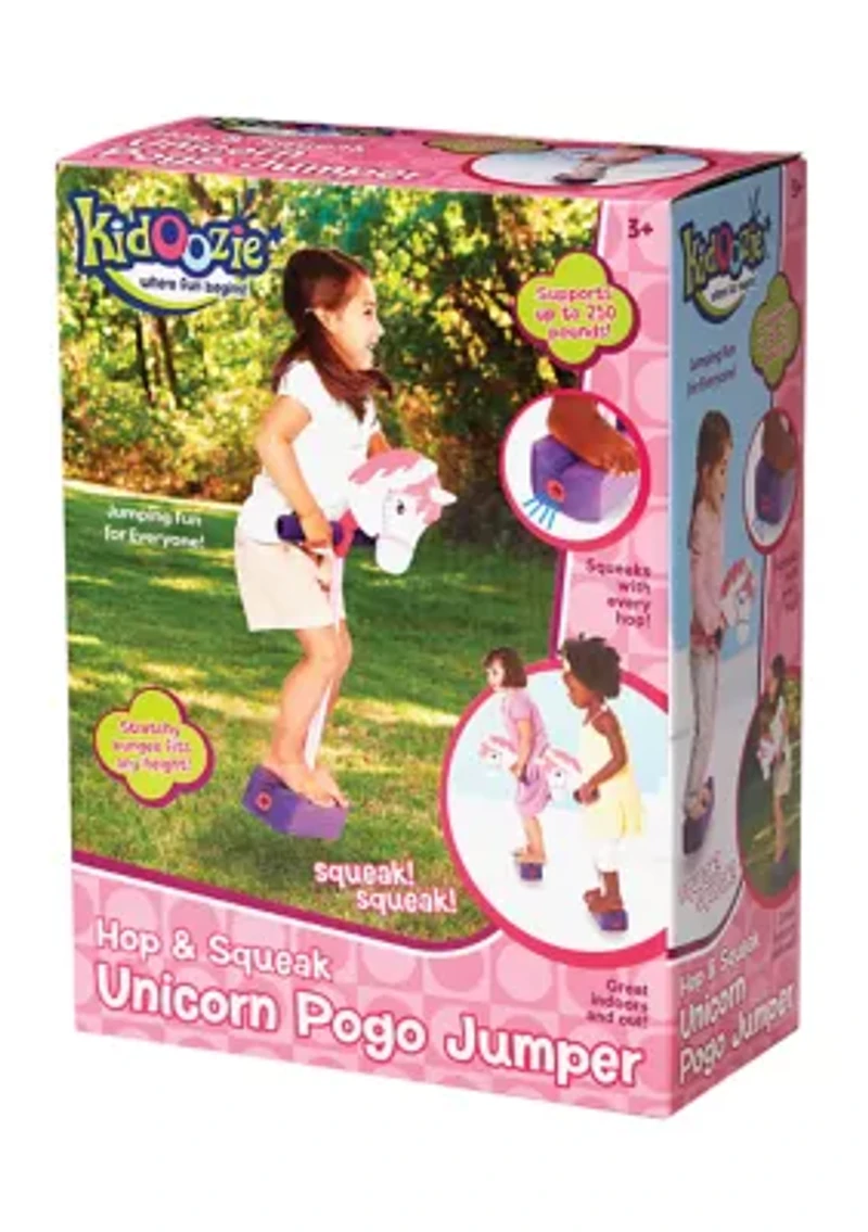 Hop & Squeak Unicorn Pogo Jumper