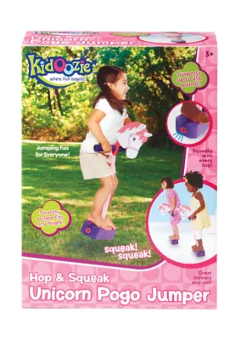 Hop & Squeak Unicorn Pogo Jumper