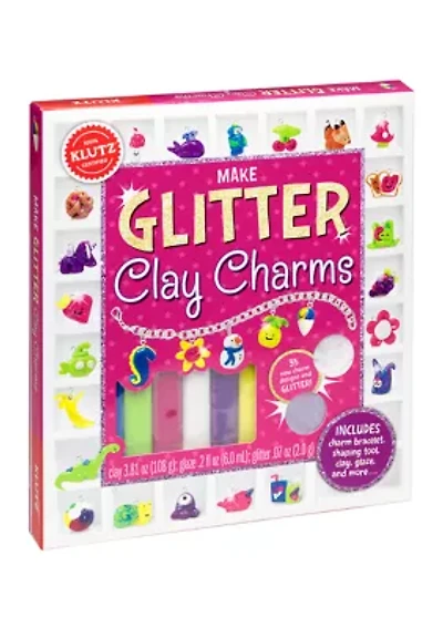 Make Glitter Clay Charms Craft Kit