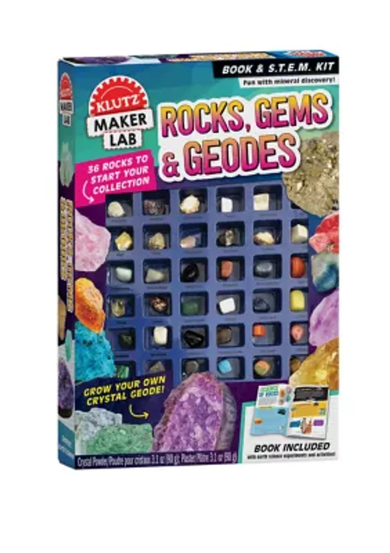 Klutz Maker Lab - Rocks, Gems & Geodes